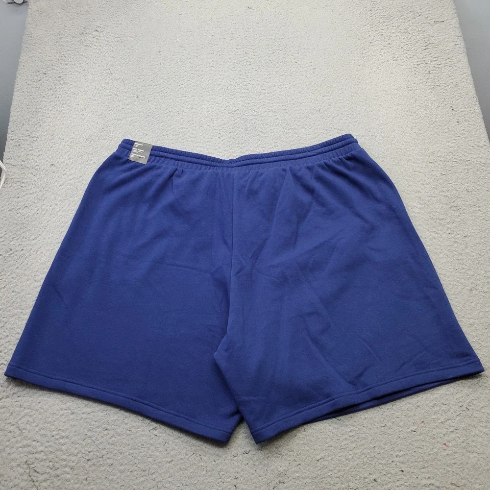 Adidas Collegiate Shorts Mens 3XL Blue Gym Training Elastic Waist Drawstring